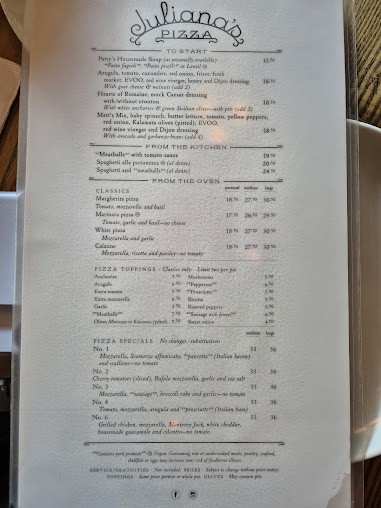 Menu Juliana’s - 4