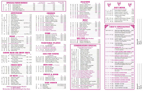 Menu Jumbo China Restaurant - 1