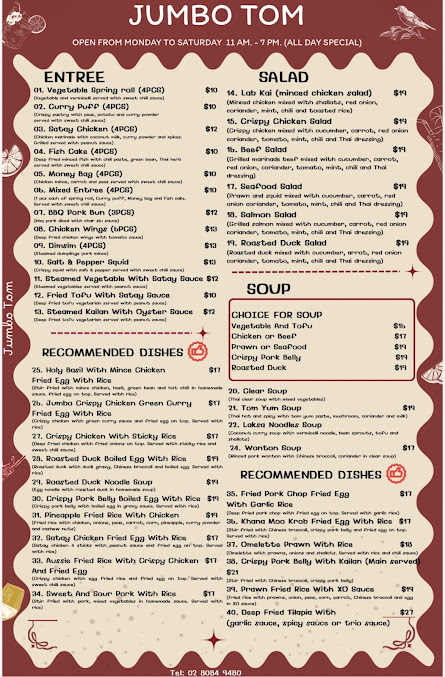 Menu Jumbo Tom - 9