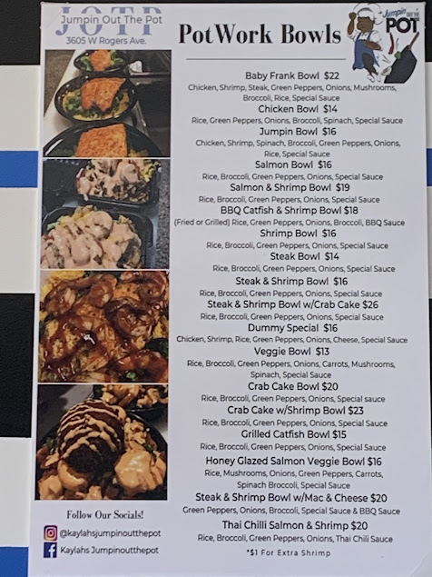 Menu Jumpin Out The Pot - 0