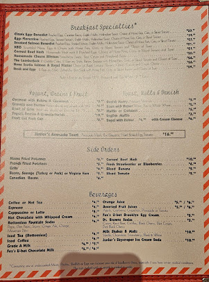 Menu Junior's Restaurant And Bakery - 4