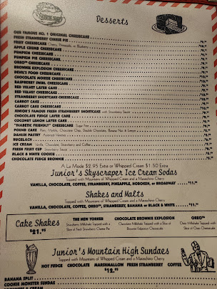 Menu Junior's Restaurant And Bakery - 6