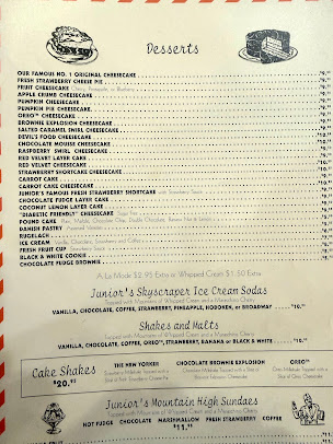 Menu Junior's Restaurant & Bakery - 6