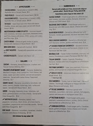 Menu Just A Small Town Grill - 0