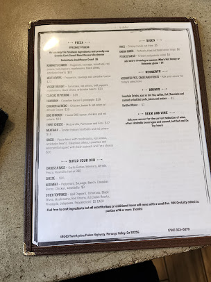 Menu Just A Small Town Grill - 1