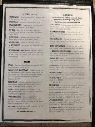 Menu Just A Small Town Grill - 7