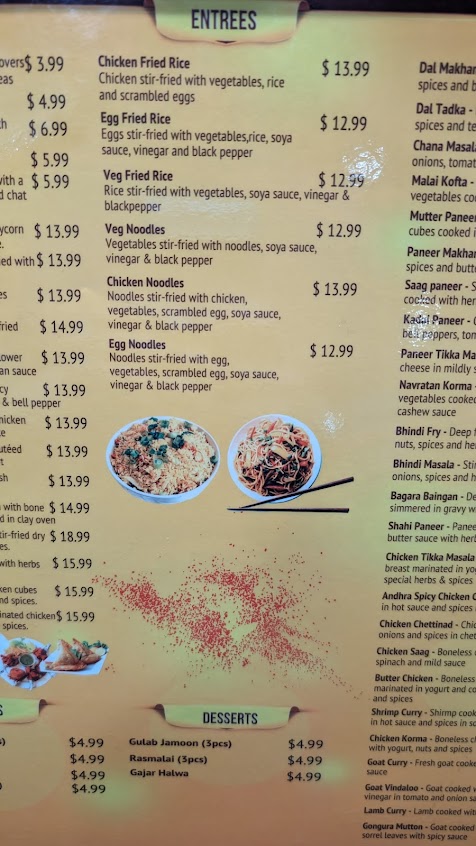 Menu Kadai Indian Kitchen Skyway - 0