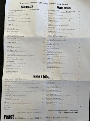 Menu Kadmus Lebanese - 3