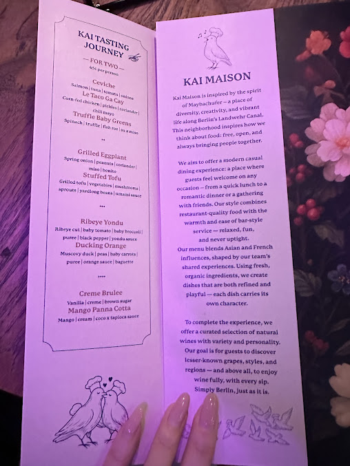 Menu Kai Maison - 8