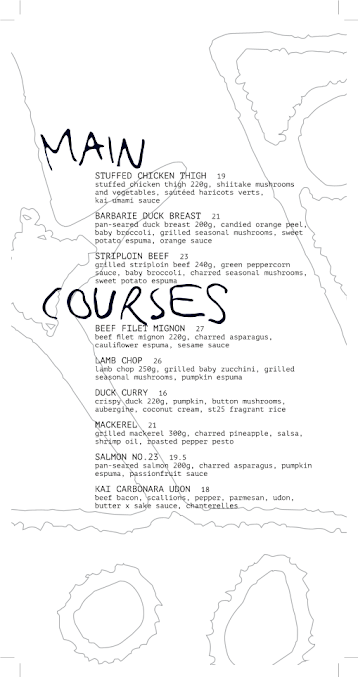 Menu Kai Maison - 9