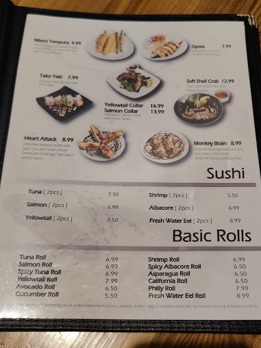 Menu Kaiba Japanese Restaurant Monterey Park - 3