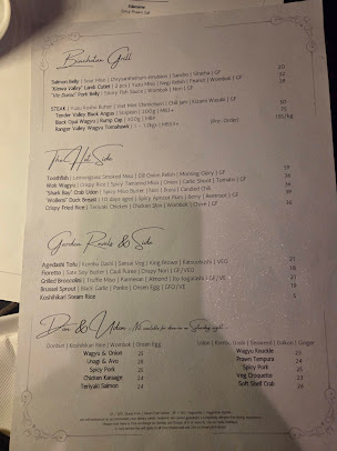 Menu Kaiza Newtown | Japanese Restaurant - 0