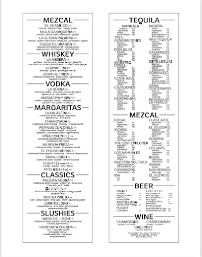 Menu Kalaveras Marina Del Rey - 0
