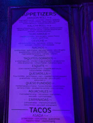 Menu Kalaveras Marina Del Rey - 2