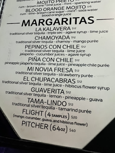 Menu Kalaveras Marina Del Rey - 3