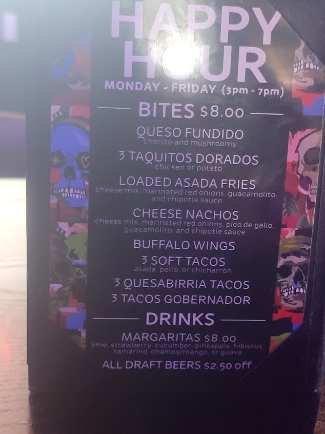 Menu Kalaveras Marina Del Rey - 8
