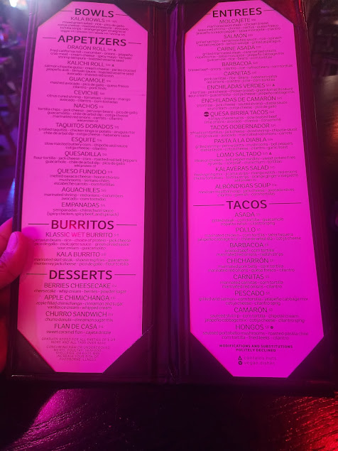 Menu Kalaveras Marina Del Rey - 9