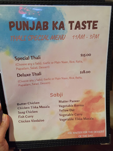 Menu Kalia Indian Cuisine Sports Lounge - 7