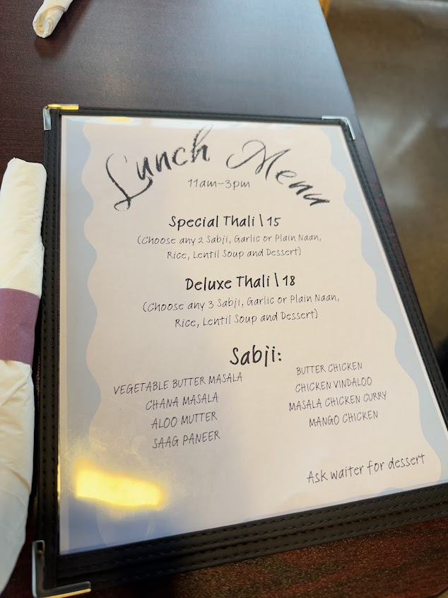 Menu Kalia Indian Cuisine Sports Lounge - 8