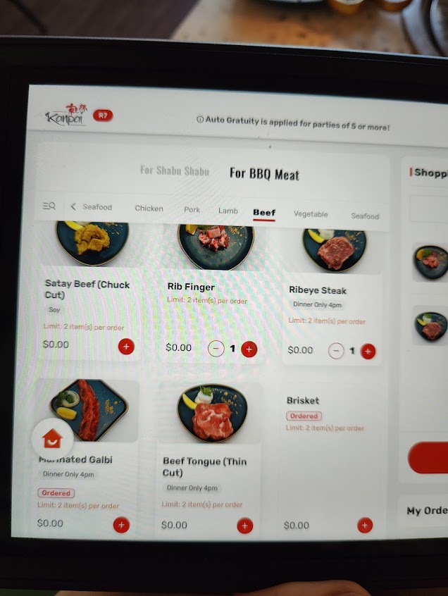 Menu Kanpai Bbq Hotpot Buffet - 5