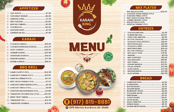 Menu Karahi King Restaurant Catering - 0