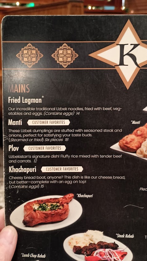Menu Karavan By 3 Olives - Uzbek Cuisine - 14