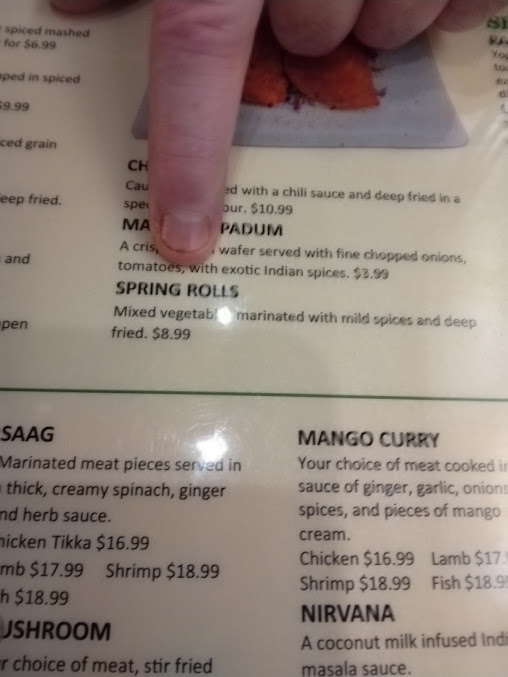 Menu Karma Indian Cuisine And Lounge North Spokane - 7