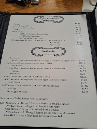 Menu Kathy's Kitchen - 1