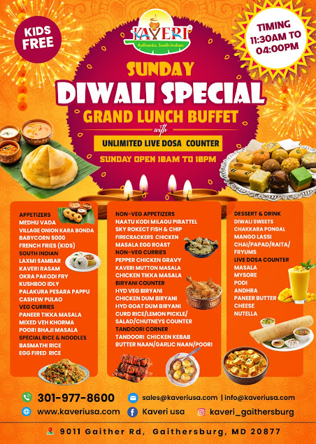 Menu Kaveri South Indian Restaurant - 5