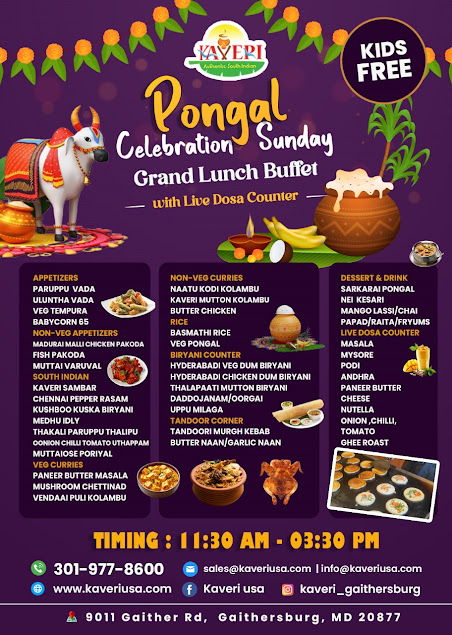 Menu Kaveri South Indian Restaurant - 7