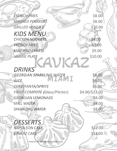 Menu Kavkaz Restaurant - 2