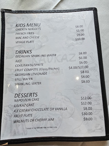 Menu Kavkaz Restaurant - 4
