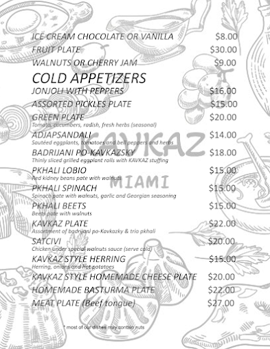 Menu Kavkaz Restaurant - 5