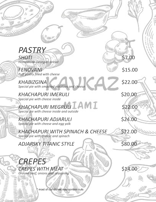 Menu Kavkaz Restaurant - 8