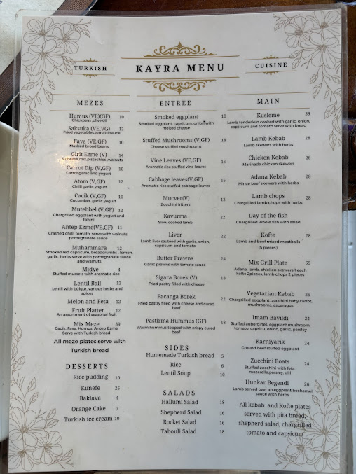 Menu Kayra Restaurant - 6