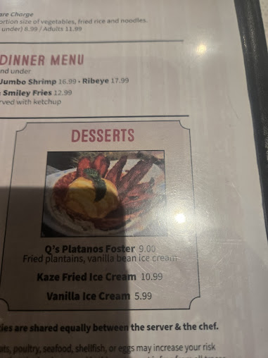 Menu Kaze Japanese Steakhouse - 4