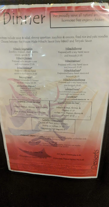 Menu Kaze Japanese Steakhouse - 8