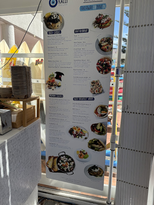 Menu Kazzi Beach Greek - 3