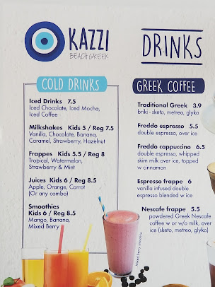 Menu Kazzi Beach Greek - 4