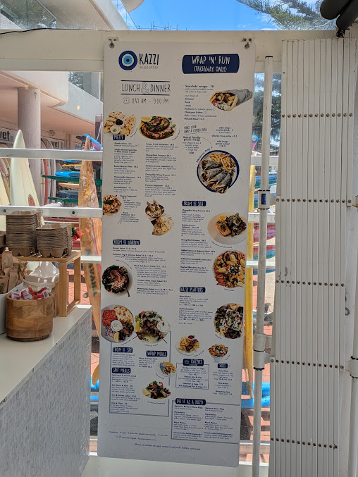 Menu Kazzi Beach Greek - 6