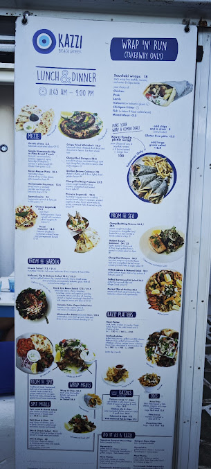 Menu Kazzi Beach Greek - 8