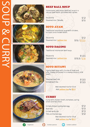 Menu Kedai Satay In King St - 1