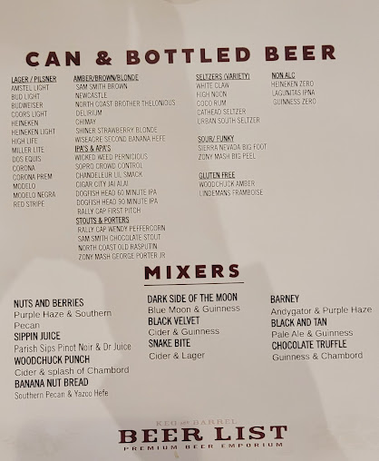 Menu Keg Barrel Ocean Springs - 1