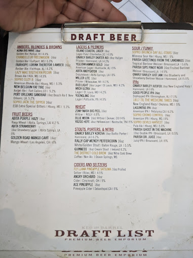 Menu Keg Barrel Ocean Springs - 5