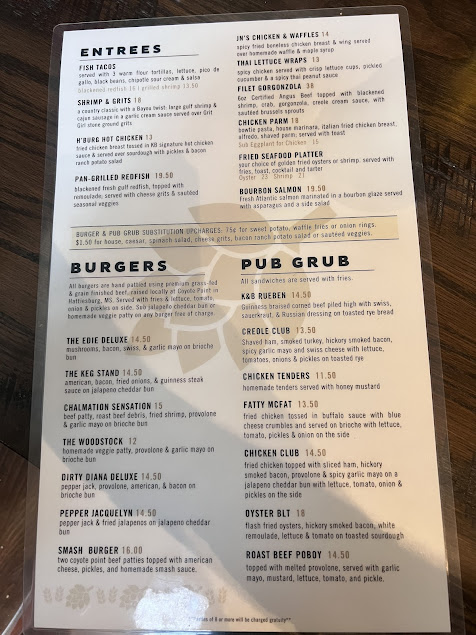 Menu Keg Barrel Ocean Springs - 7