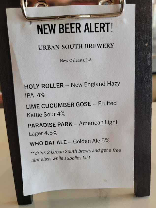 Menu Keg Barrel Ocean Springs - 9