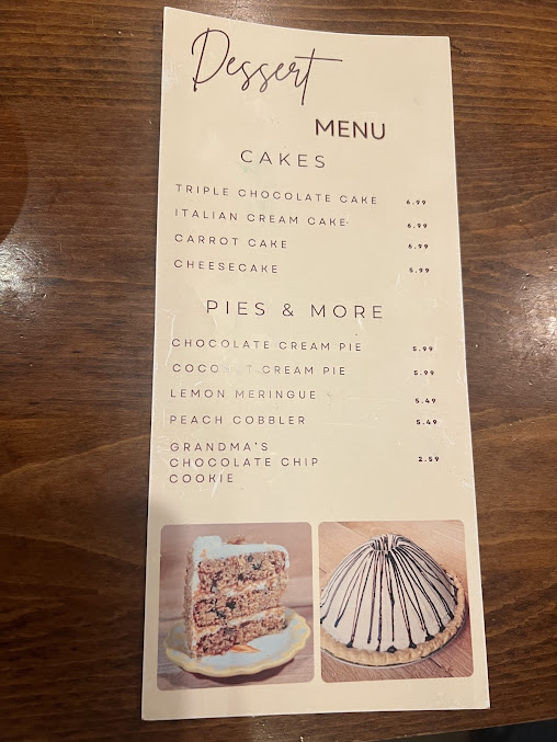 Menu Kelley's Country Cookin' {Meadows Place} - 2