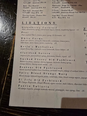 Menu Kevin's Bar & Restaurant - 4