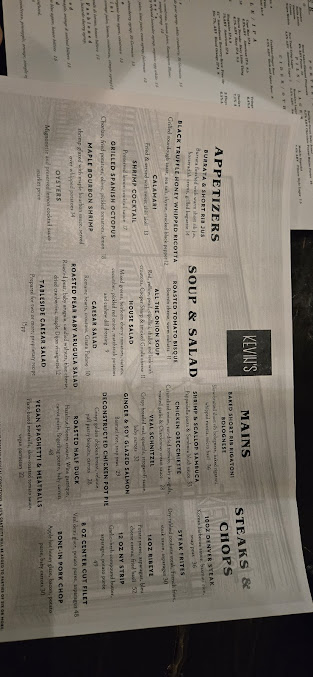 Menu Kevin's Bar & Restaurant - 6
