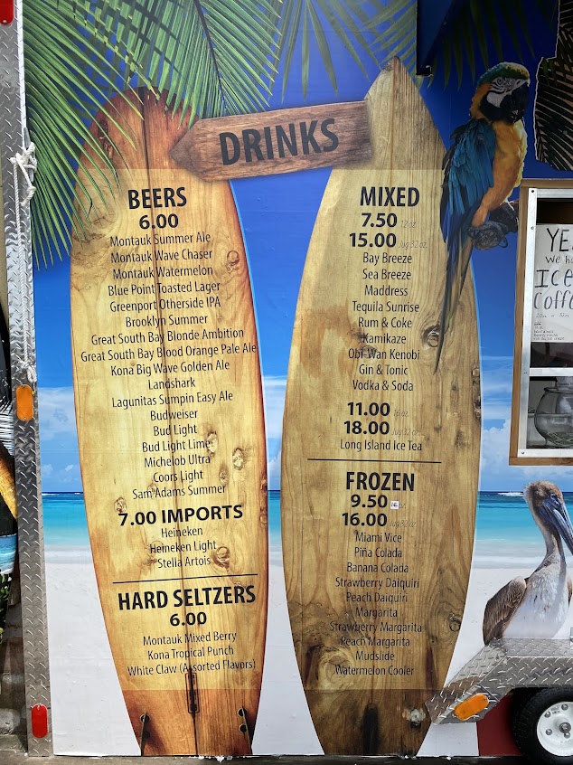 Menu Key West Islip Beach - 7